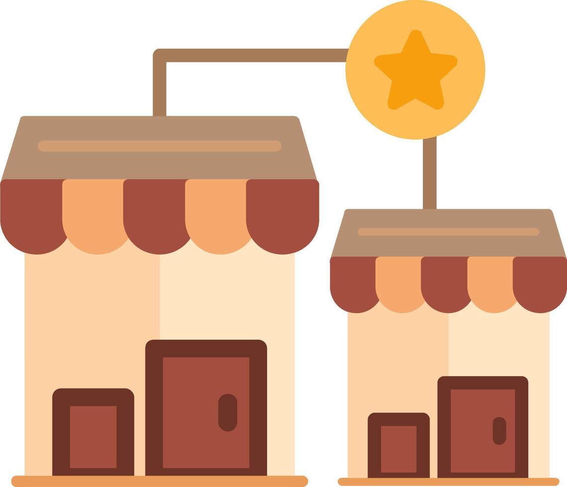 Franchise Flat Icon vector