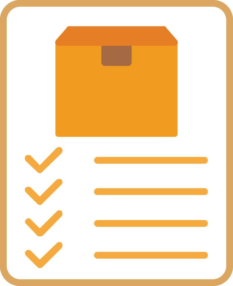 Inventory Flat Icon vector