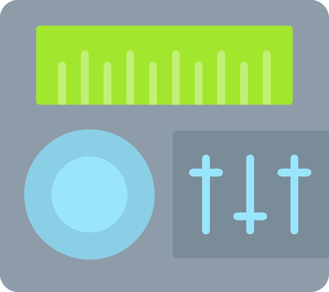 Sound Mixer Flat Icon vector