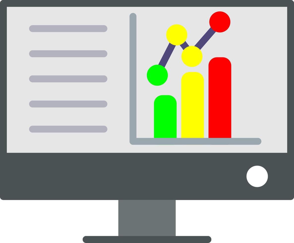 Dashboard Flat Icon vector