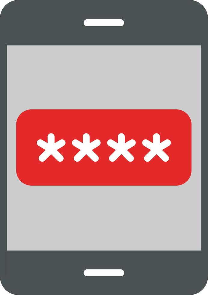 Password Flat Icon vector