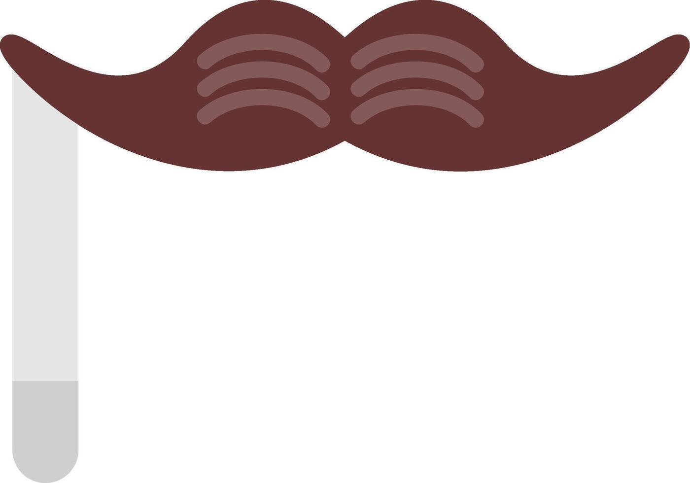 Moustache Flat Icon vector