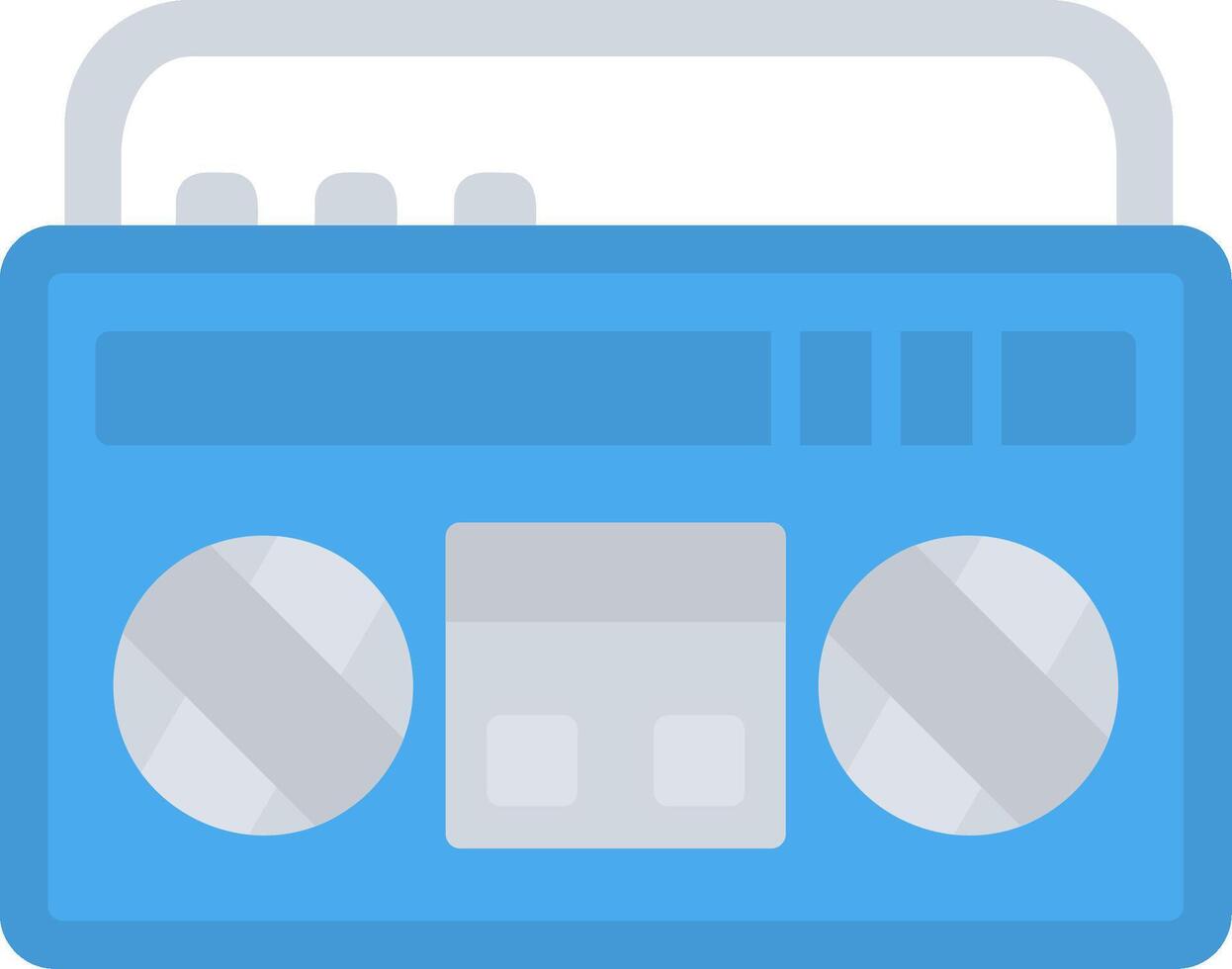 Boombox Flat Icon vector