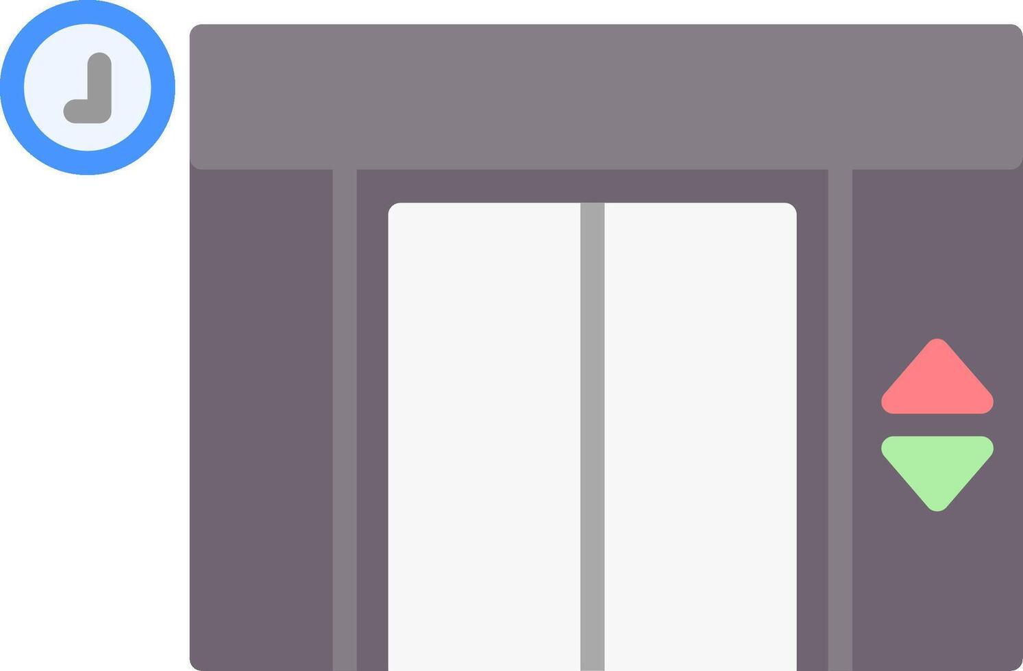 Elevator Flat Icon vector