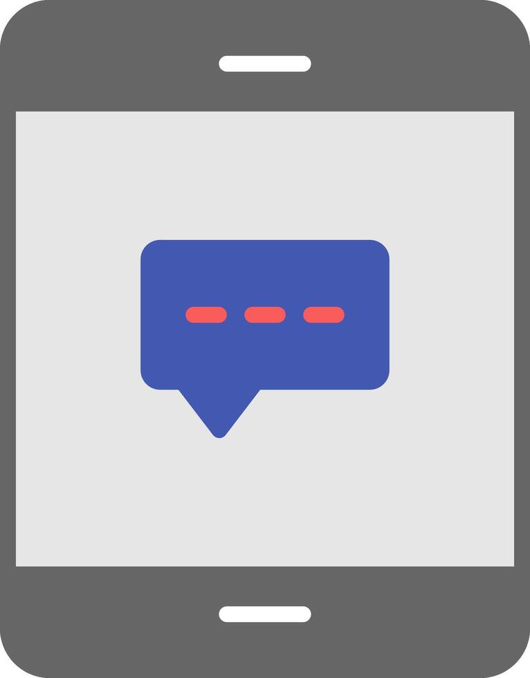 Live Chat Flat Icon vector