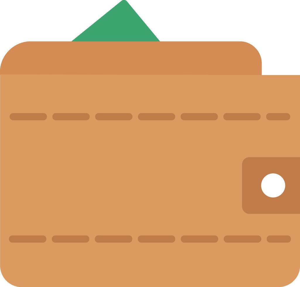 Wallet Flat Icon vector