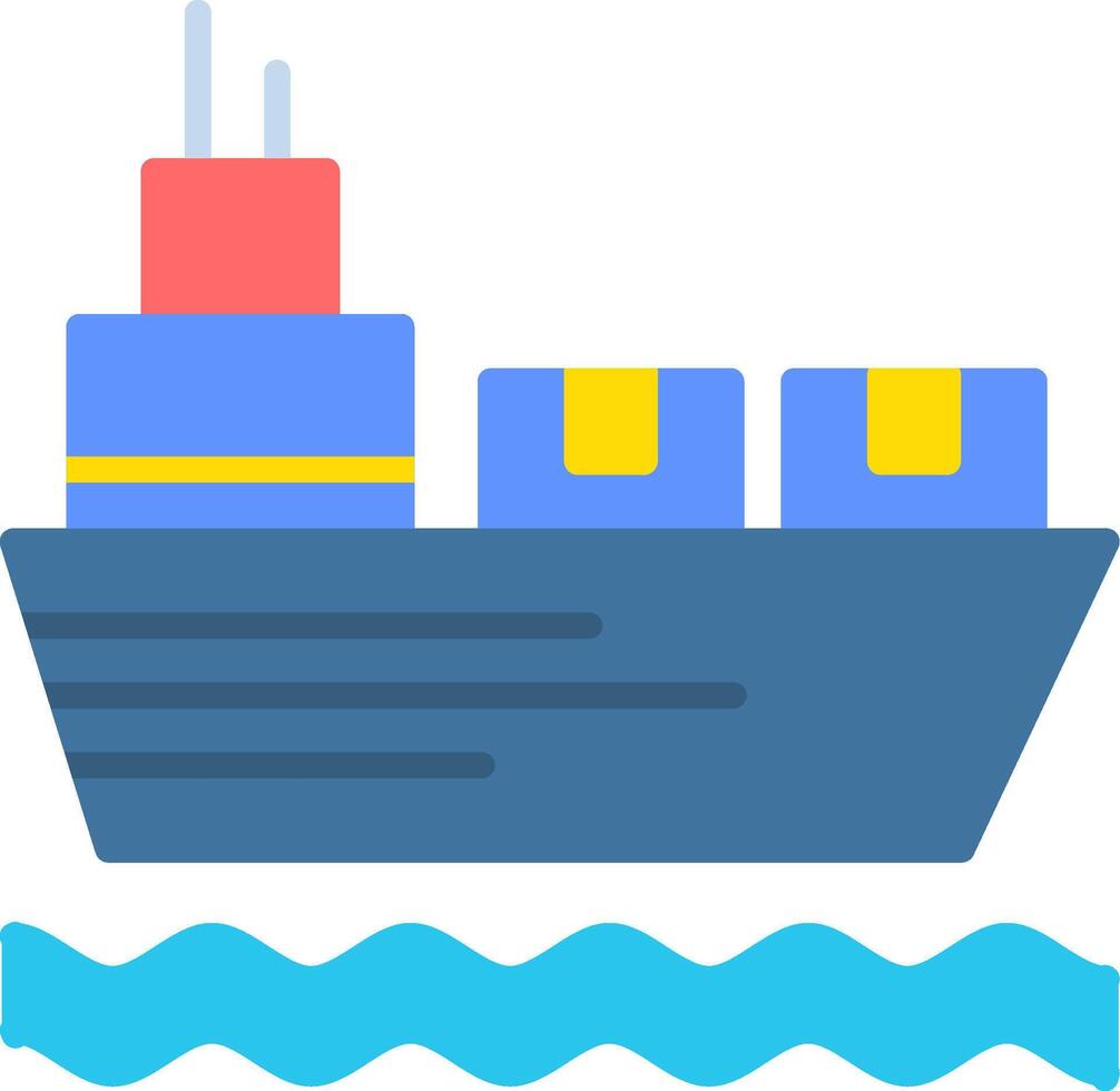 Shipping Flat Icon vector