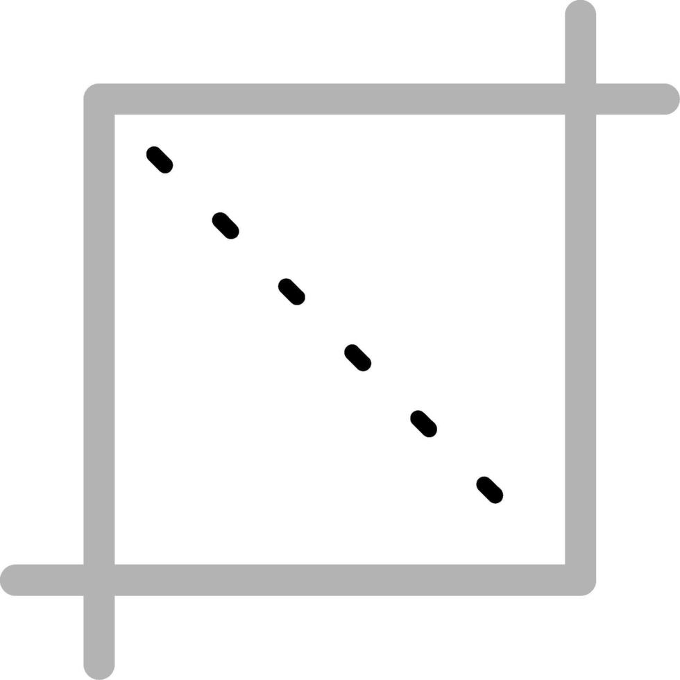 Crop Flat Icon vector