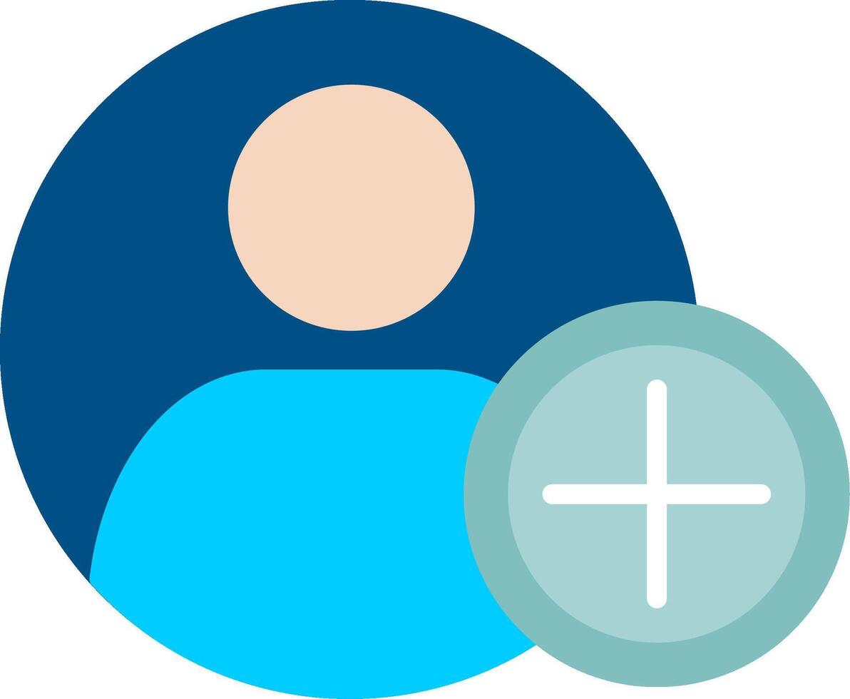 Add Flat Icon vector