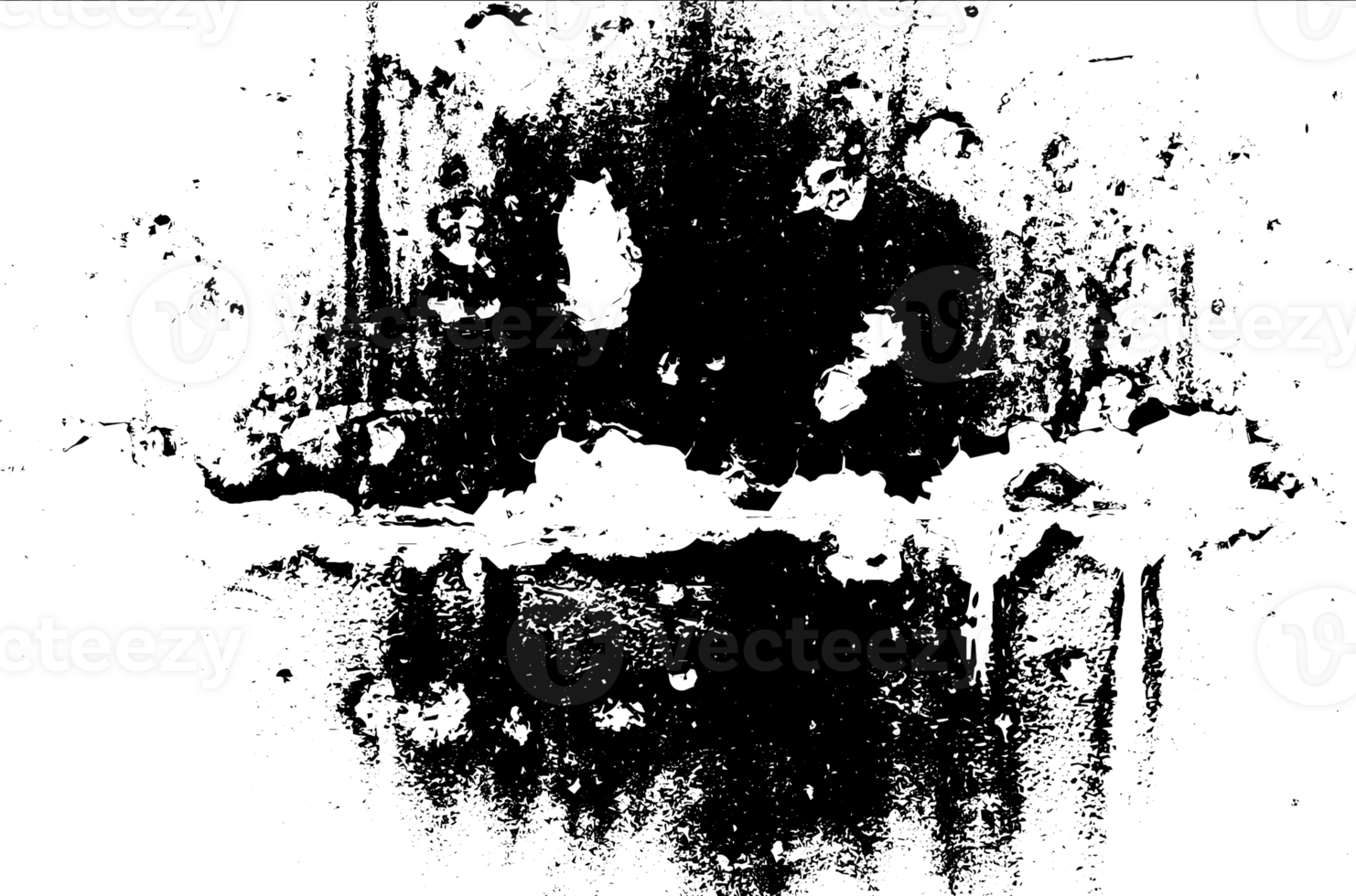 Rustic grunge texture with grain and stains. Abstract noise background. Graphic illustration with transparent background. png