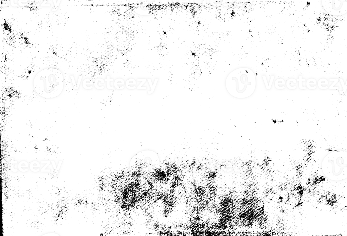 Rustic grunge texture with grain and stains. Abstract noise background. Graphic illustration with transparent background. png