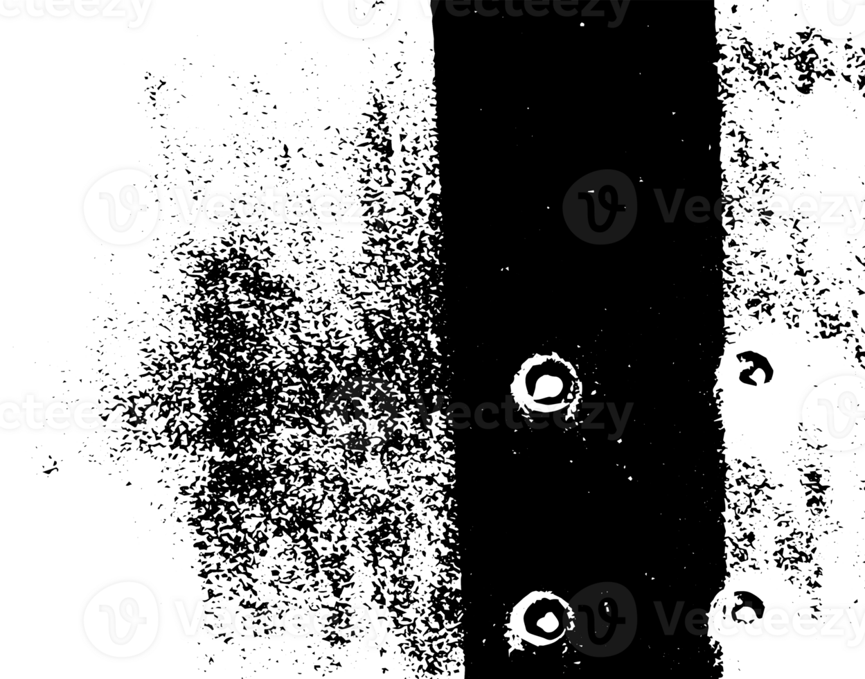Rustic grunge texture with grain and stains. Abstract noise background. Graphic illustration with transparent background. png