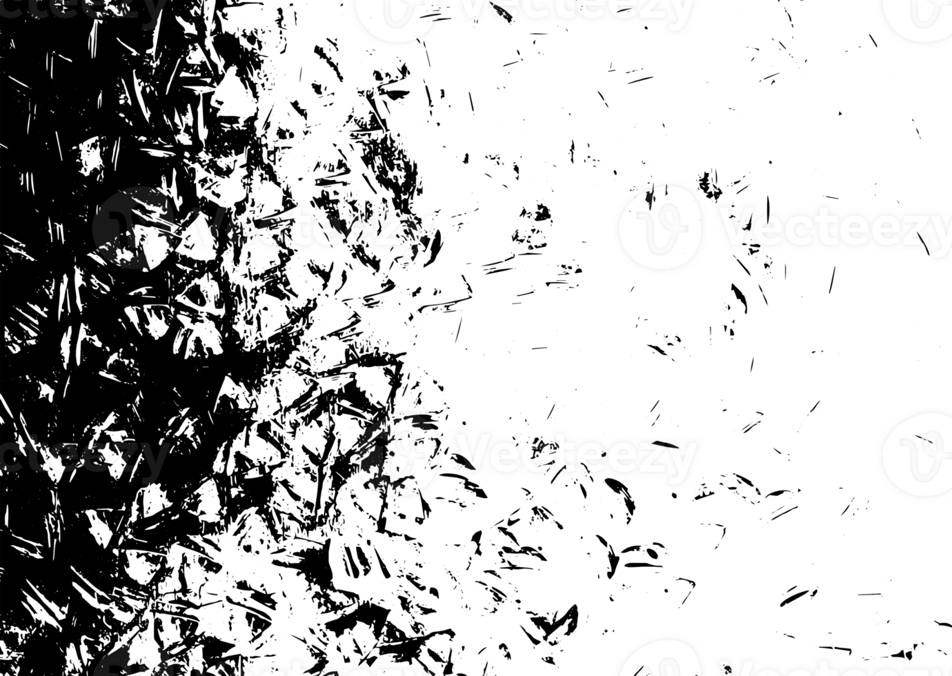 Rustic grunge texture with grain and stains. Abstract noise background. Graphic illustration with transparent background. png