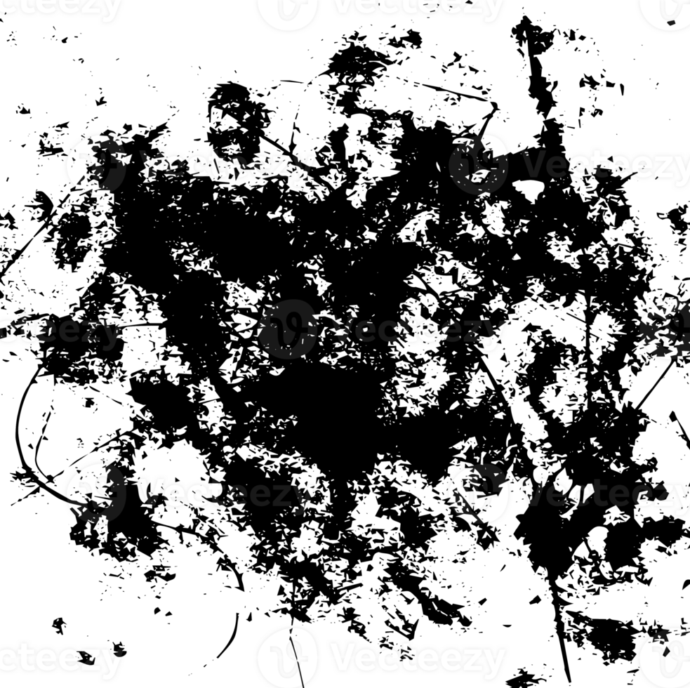 Rustic grunge texture with grain and stains. Abstract noise background. Graphic illustration with transparent background. png