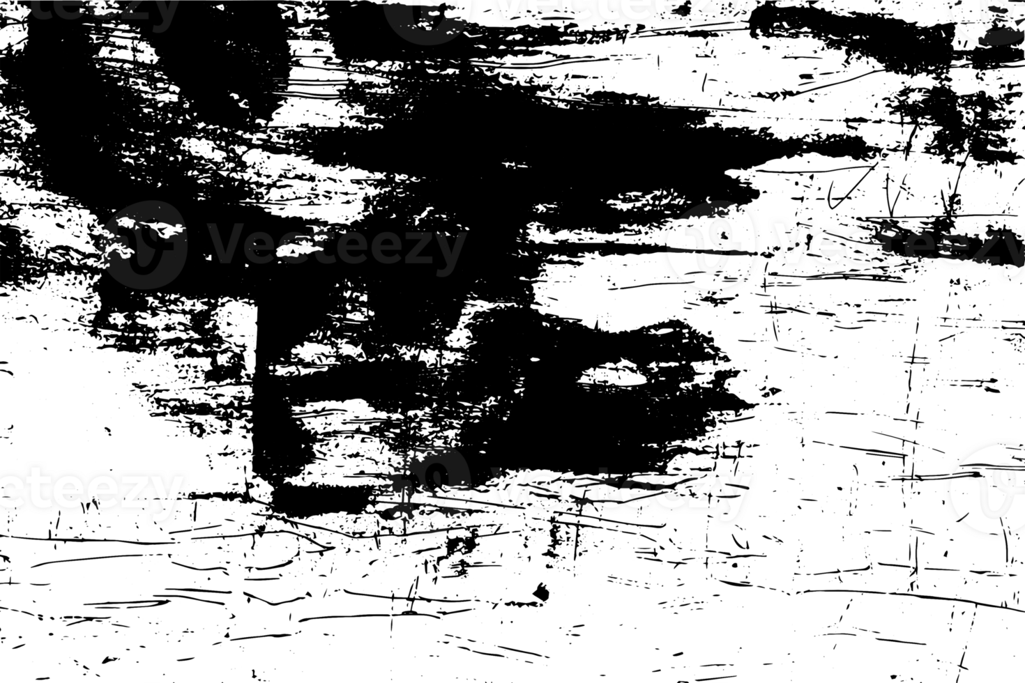 Rustic grunge texture with grain and stains. Abstract noise background. Graphic illustration with transparent background. png