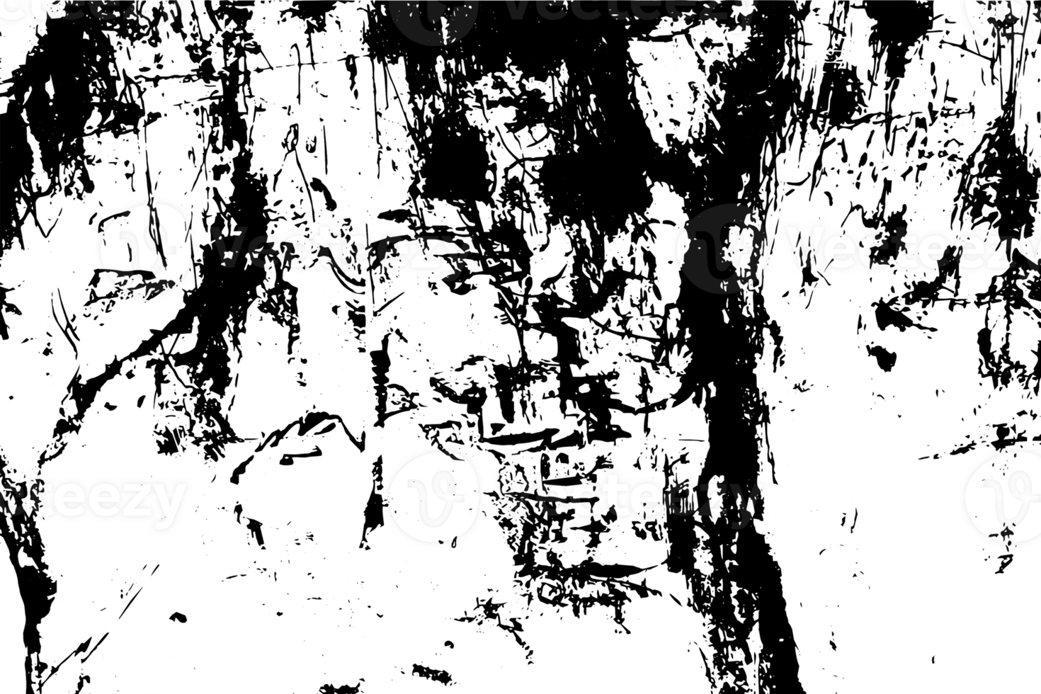 Rustic grunge texture with grain and stains. Abstract noise background. Graphic illustration with transparent background. png
