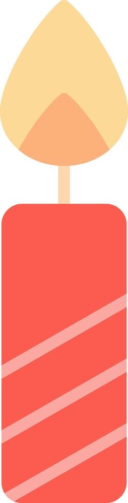 Candle Flat Icon vector