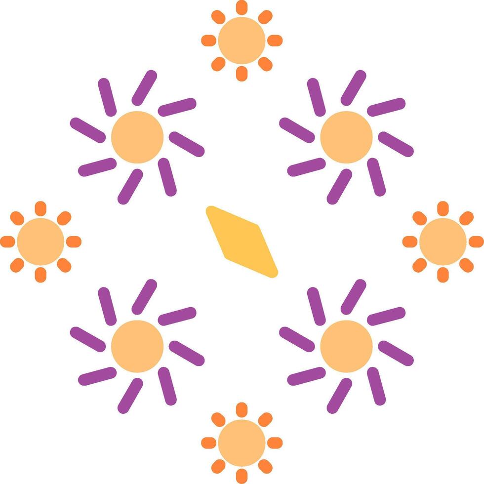 Firework Flat Icon vector