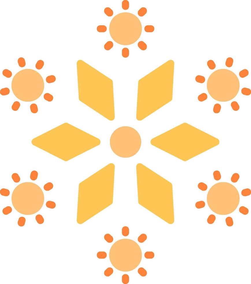 Firework Flat Icon vector