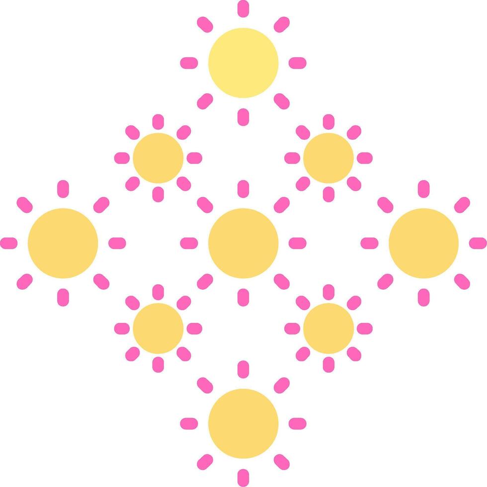 Lights Flat Icon vector