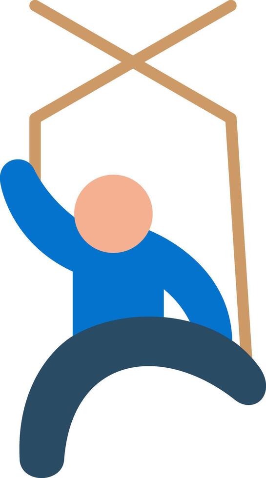 puppet Flat Icon vector