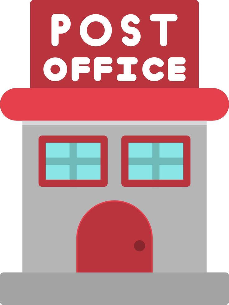 Post Office Flat Icon vector