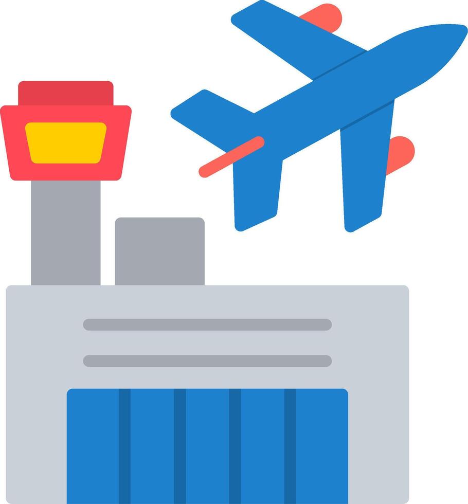 Airport Flat Icon vector