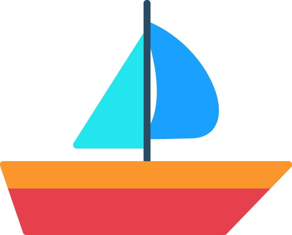 Boat Flat Icon vector