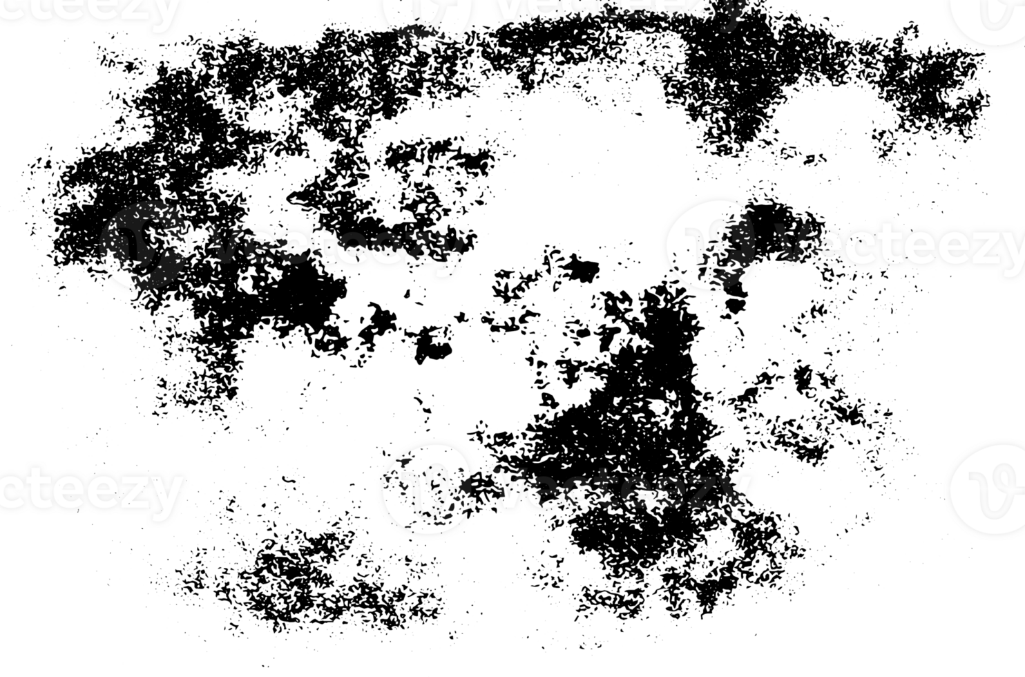 Rustic grunge texture with grain and stains. Abstract noise background. Graphic illustration with transparent background. png