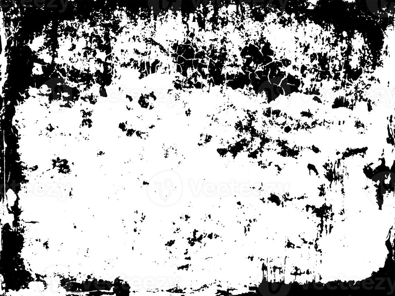 Rustic grunge texture with grain and stains. Abstract noise background. Graphic illustration with transparent background. png