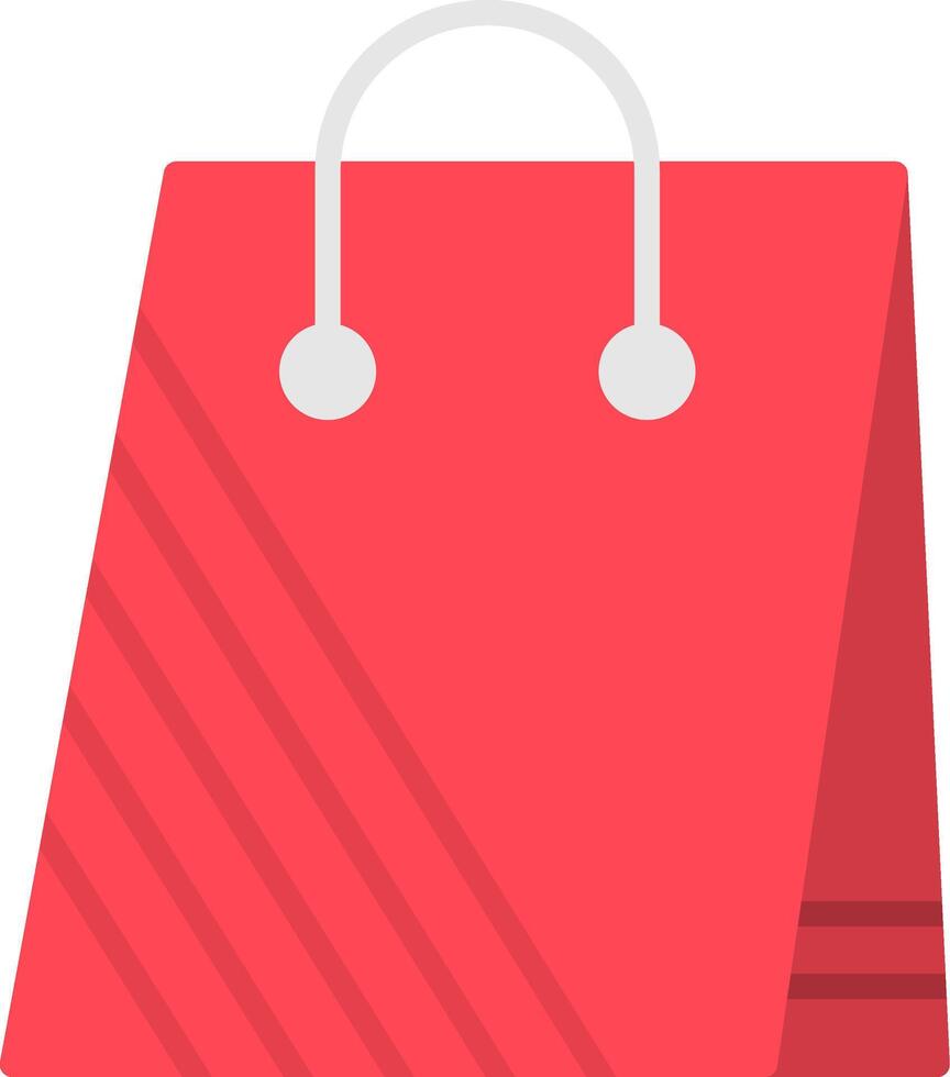 Shopping Bag Flat Icon vector