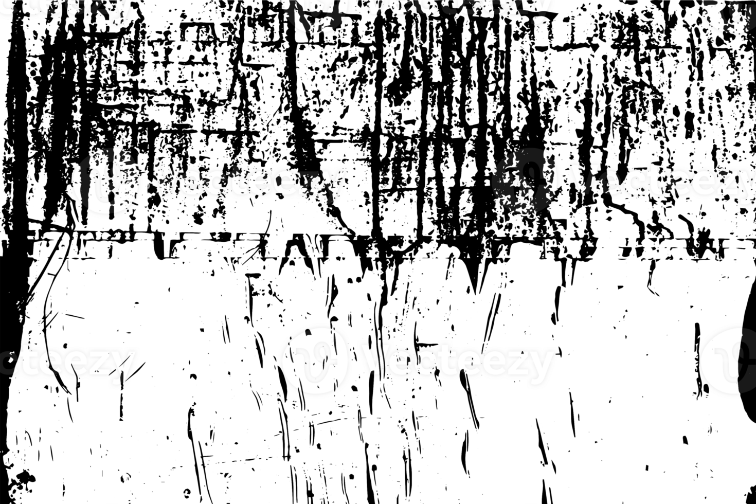Rustic grunge texture with grain and stains. Abstract noise background. Graphic illustration with transparent background. png