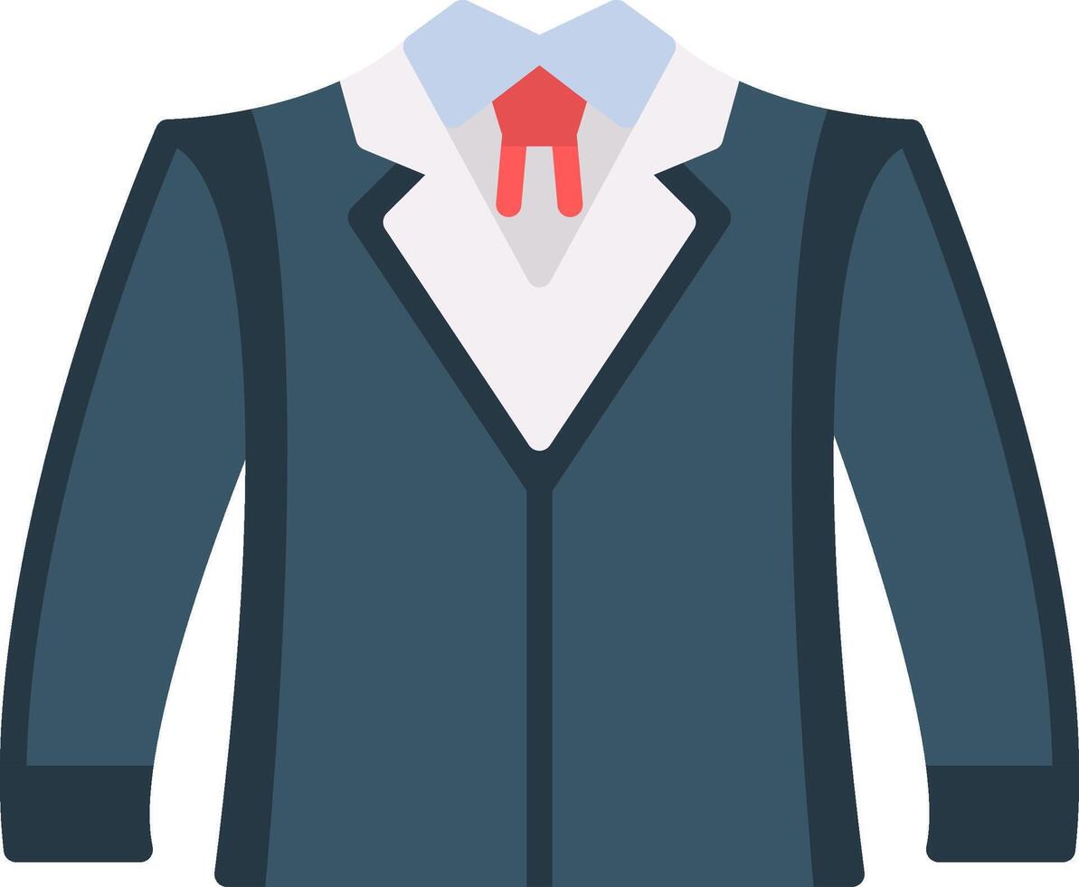 Suit Flat Icon vector