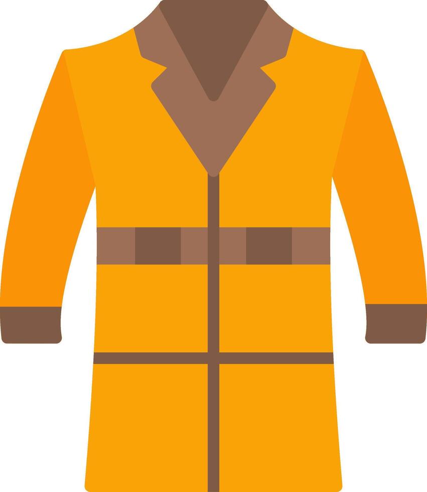 Coat Flat Icon vector