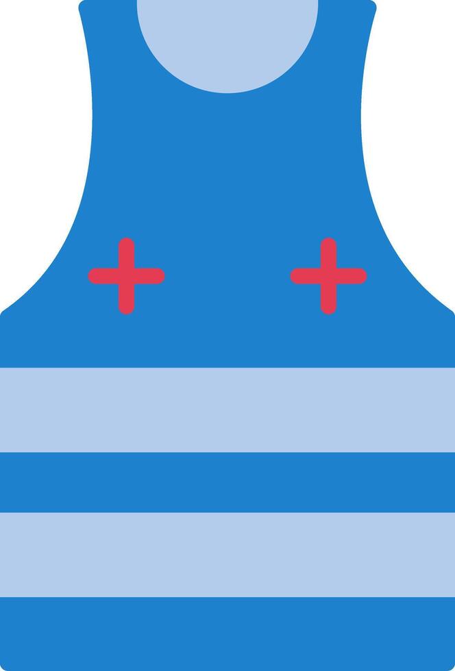 Undershirt Flat Icon vector