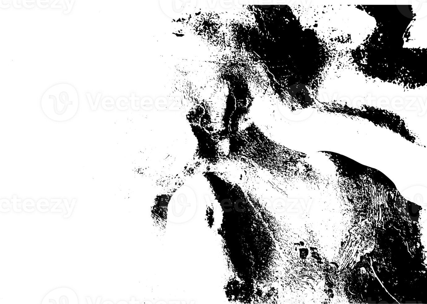 Rustic grunge texture with grain and stains. Abstract noise background. Graphic illustration with transparent background. png