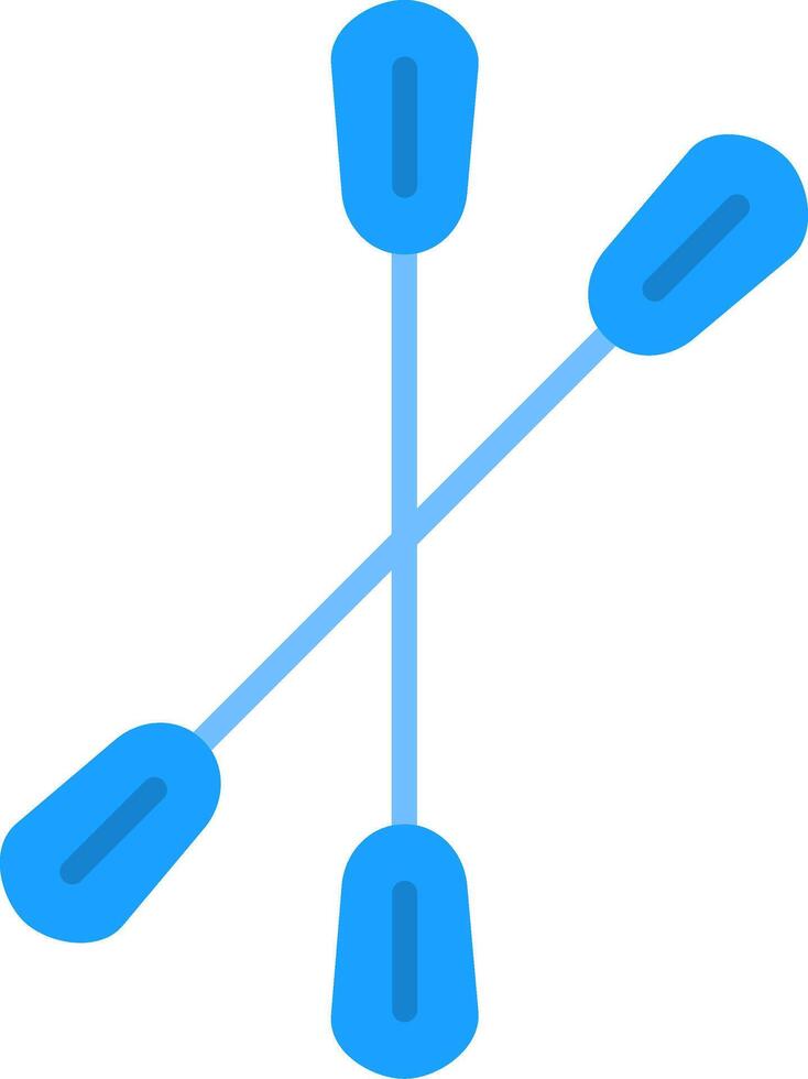 Paddle Flat Icon vector