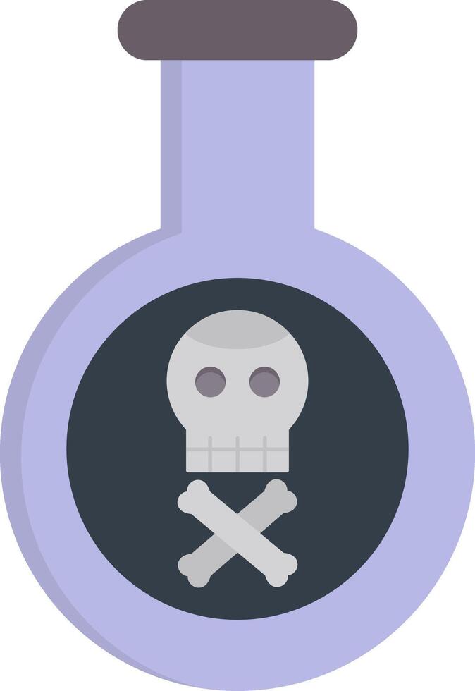 Poison Flat Icon vector