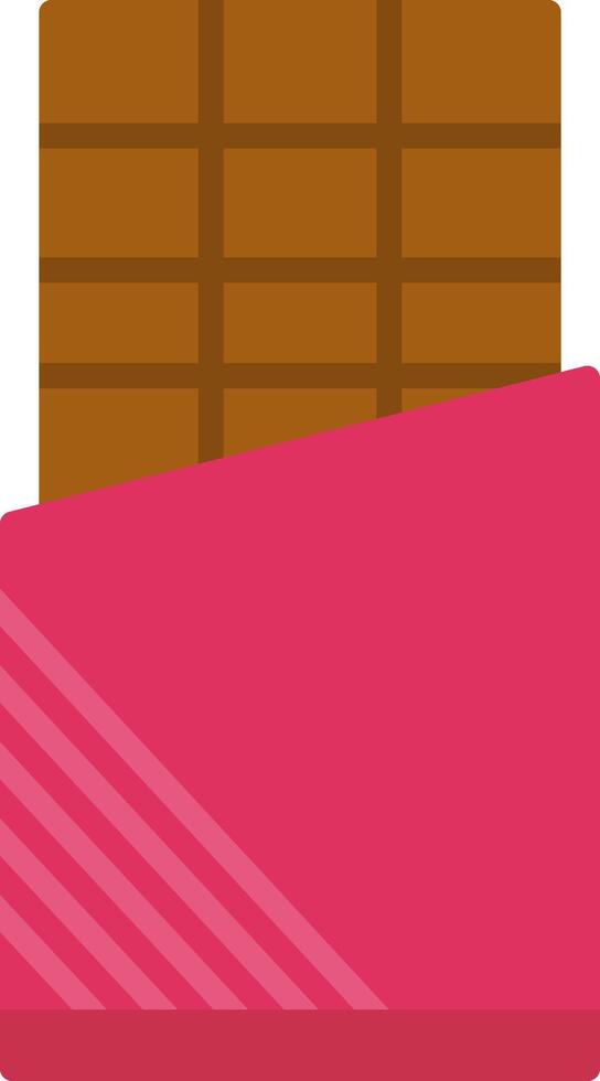 Chocolate Bar Flat Icon vector