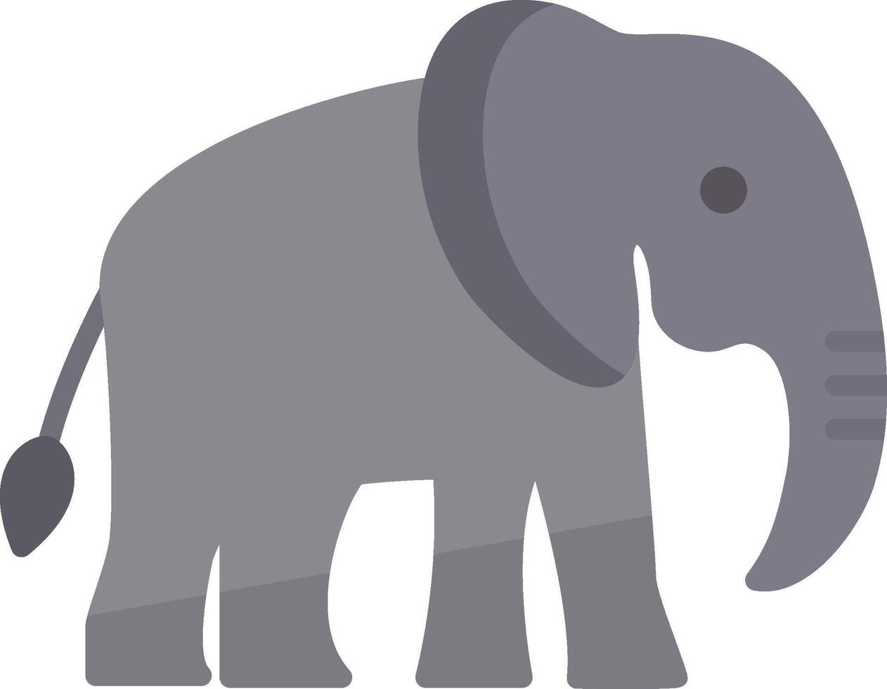 Elephant Flat Icon vector