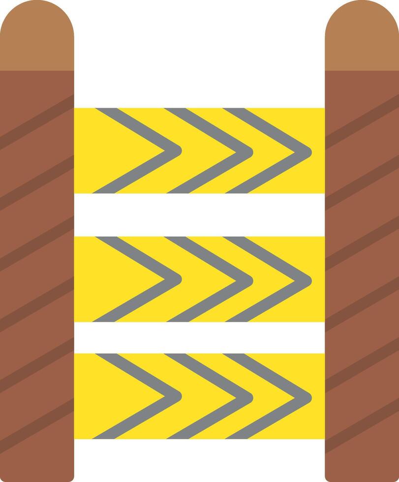 Police Line Flat Icon vector
