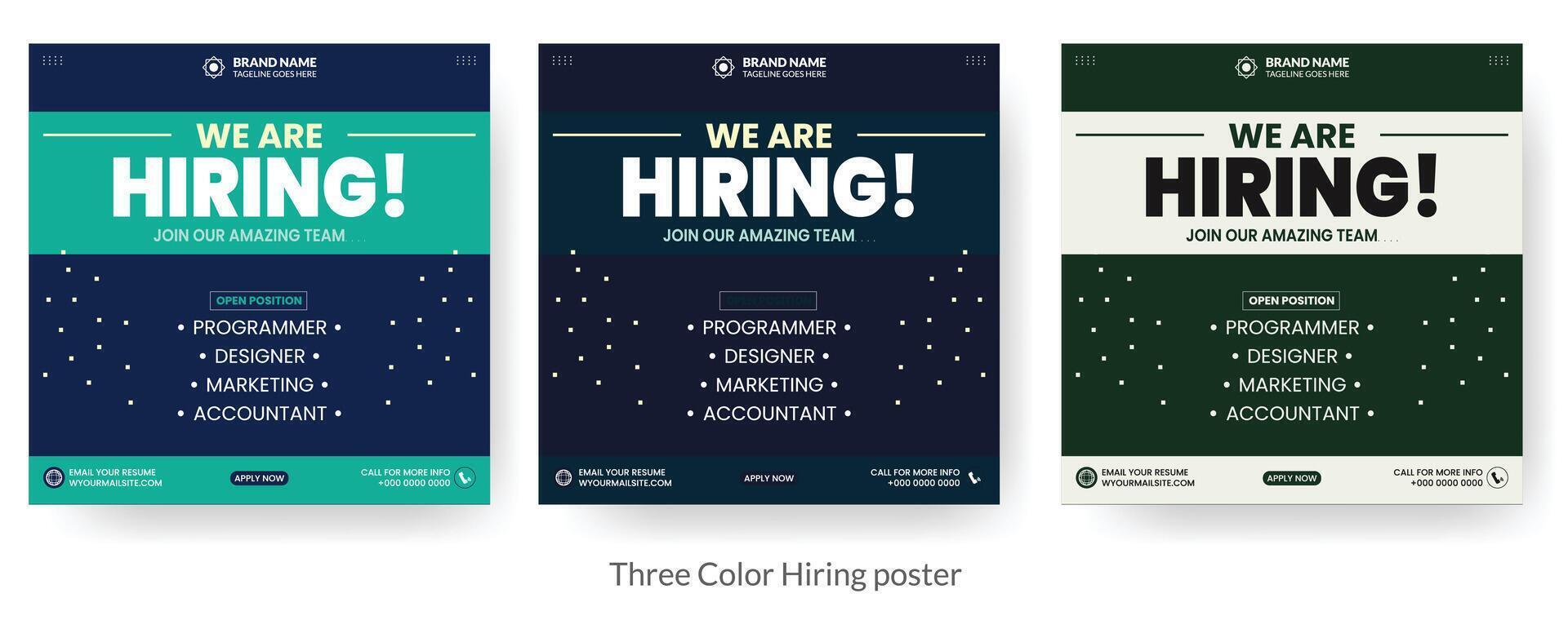 Modern social media post templates. Social media post templates. vector