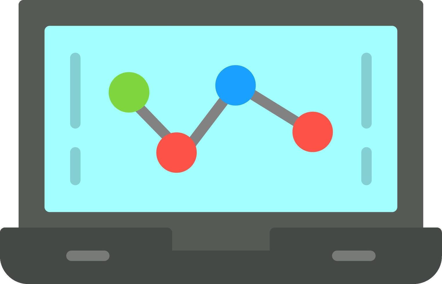 Data Report Flat Icon vector