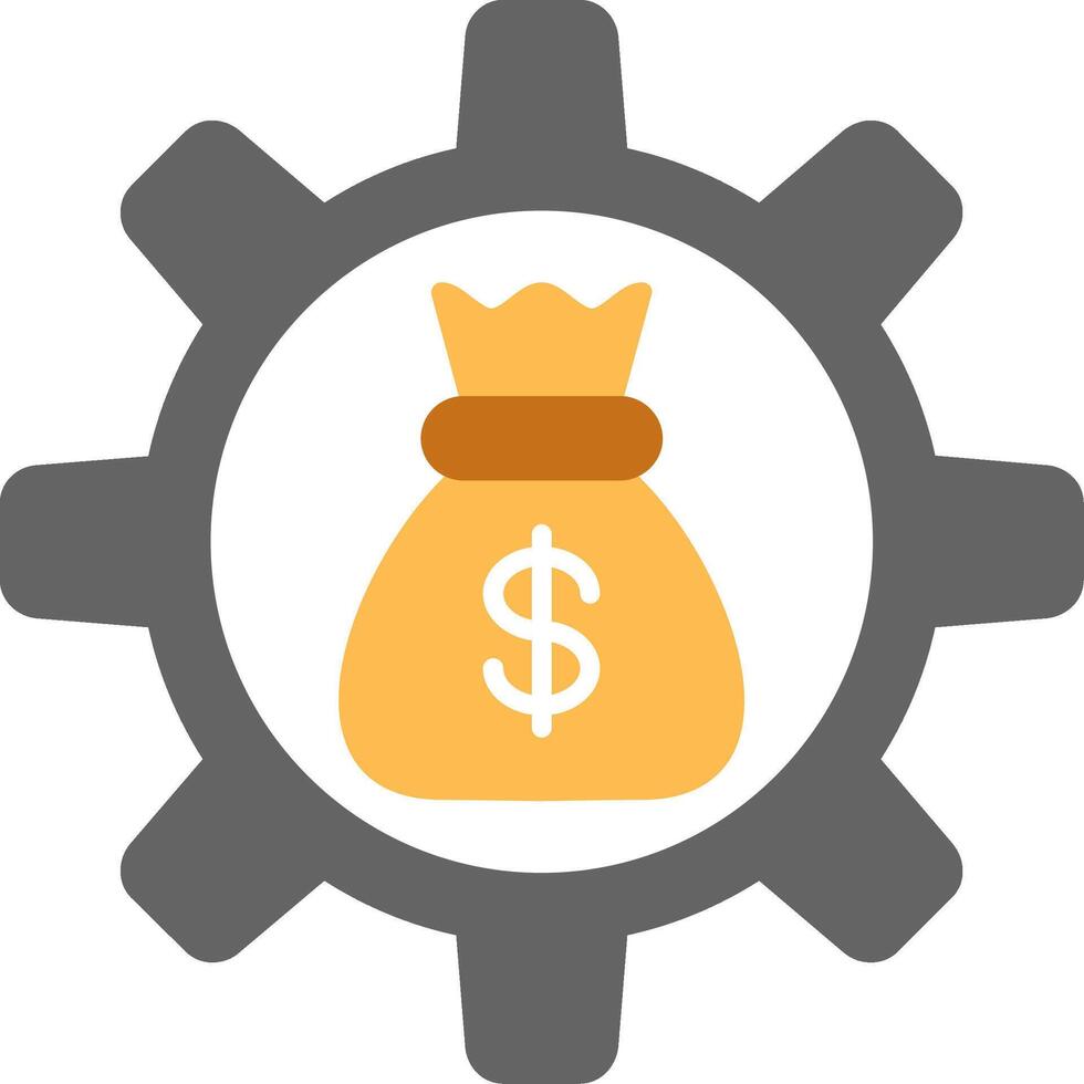 Asset Management Flat Icon vector