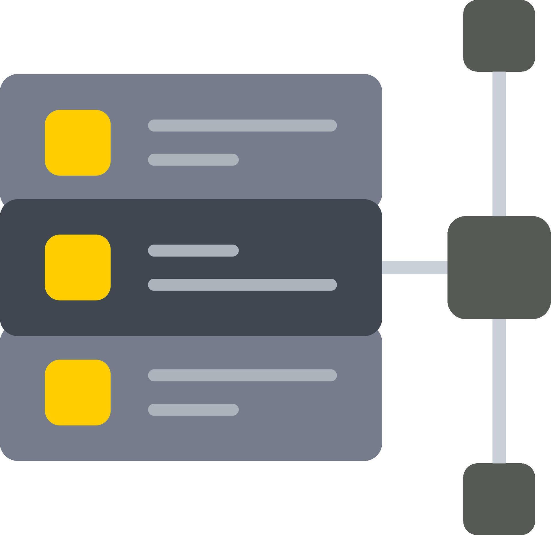 Data Stacks Flat Icon 43304772 Vector Art at Vecteezy