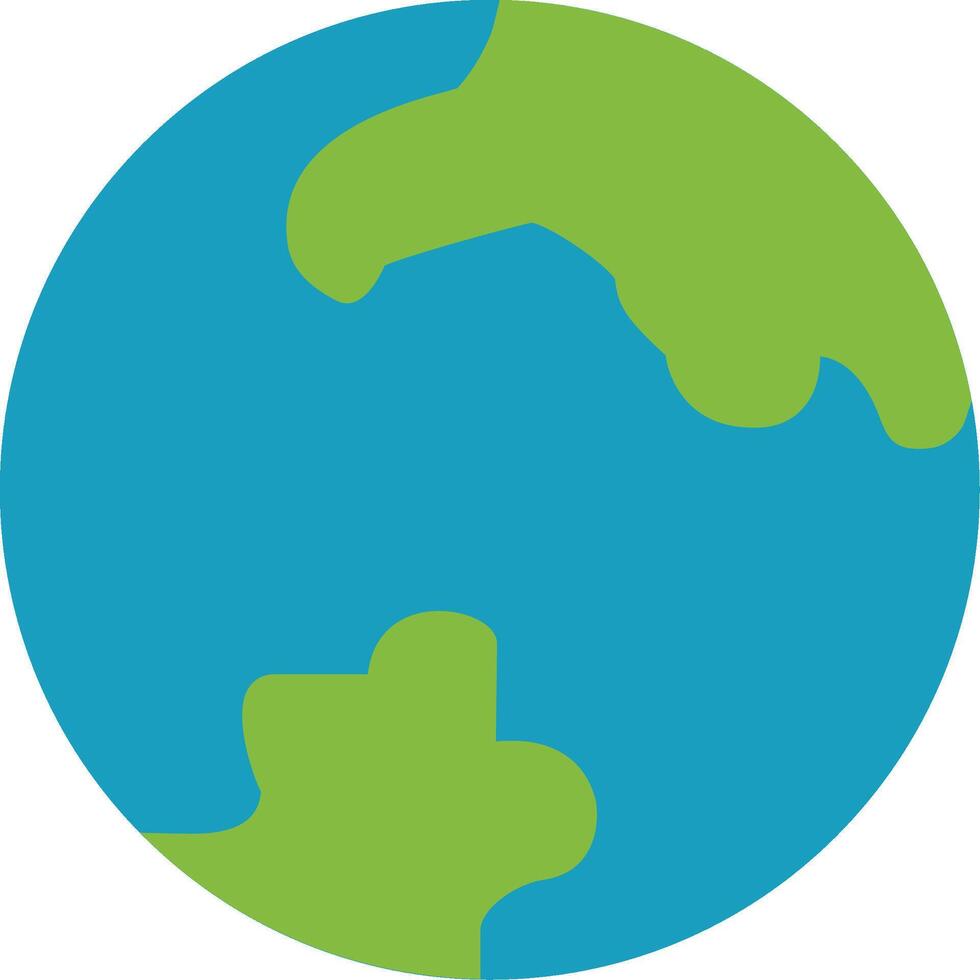 Earth Flat Icon vector