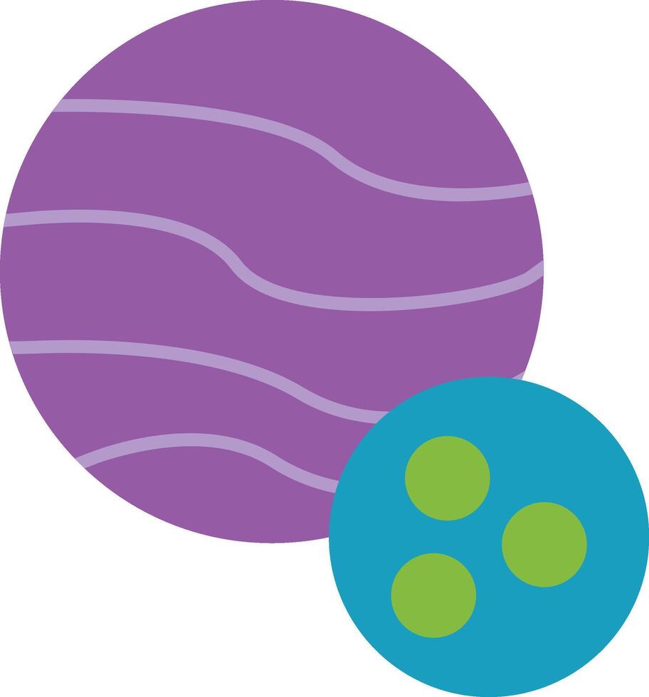 Planet Flat Icon vector