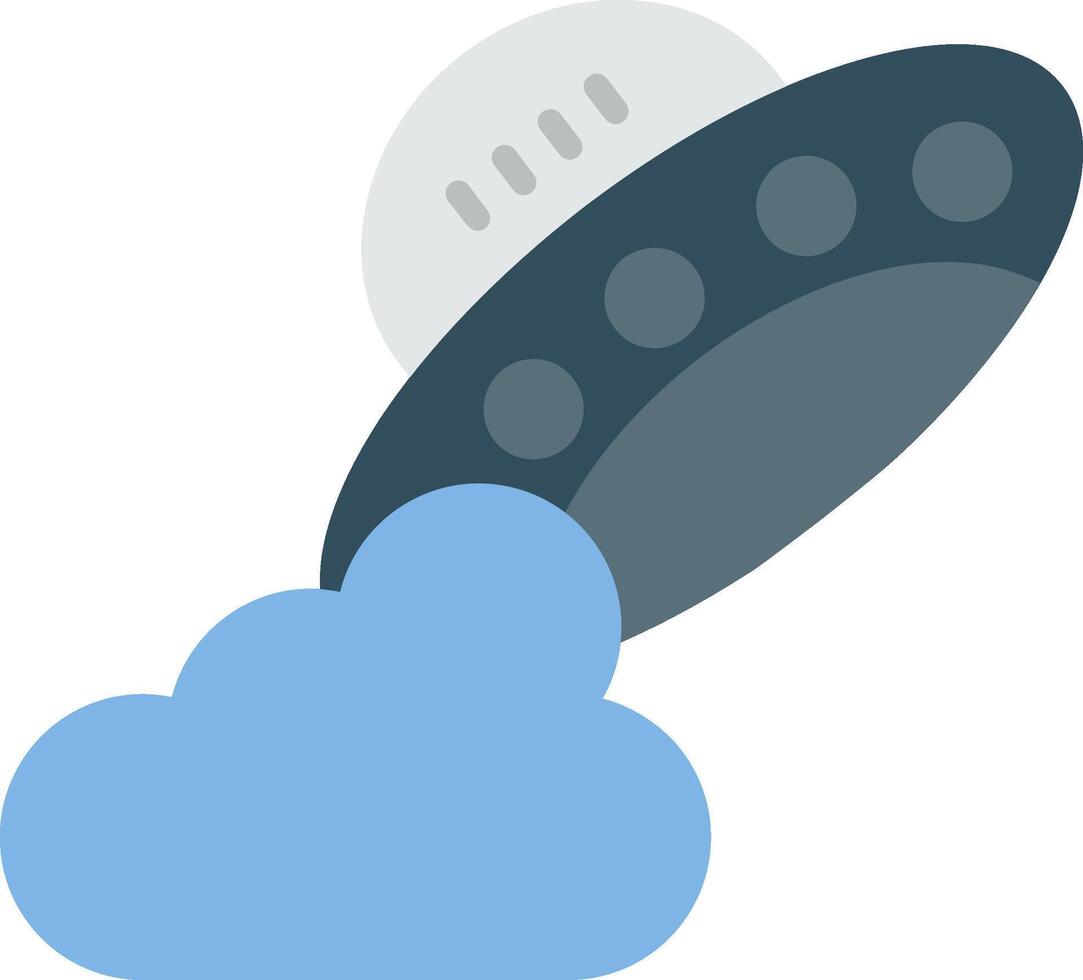 Ufo Flat Icon vector