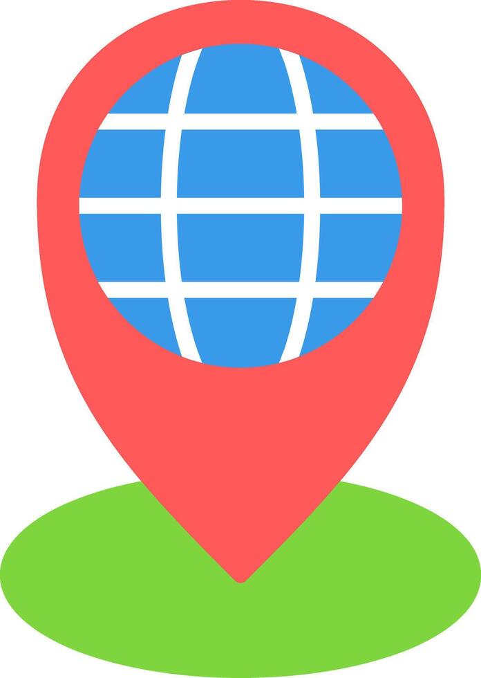 Local Flat Icon vector