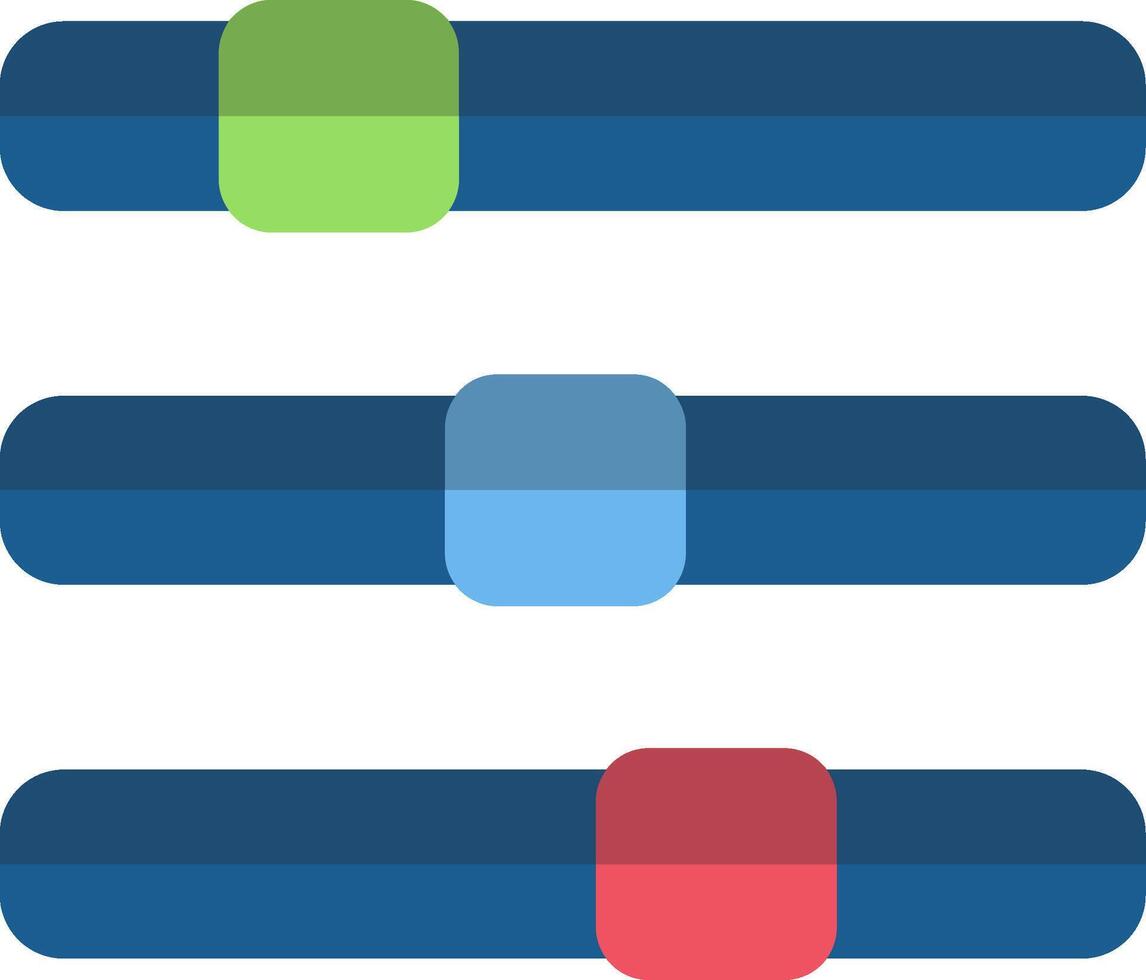 Progress Bar Flat Icon vector